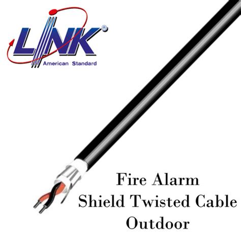 LINK Fire Alarm Shield Twisted Cable 2x16 AWG Outdoor 1 Pair PE 100 M