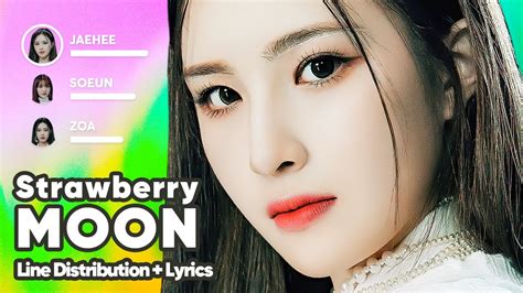 Weeekly Strawberry Moon Line Distribution Lyrics Karaoke Patreon