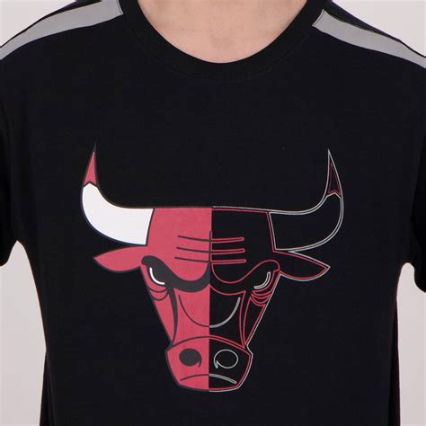 Camiseta Nba Chicago Bulls Essentials Estampada Preta Futfanatics