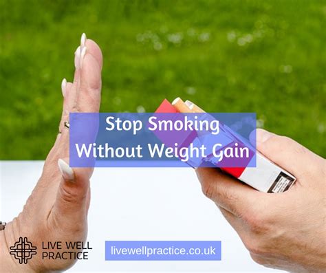 Stop Smoking Without Gaining Weight Hypnosis Nottingham