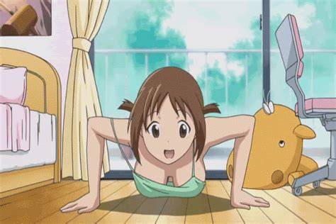 Hinako Issho Ni Training Issho Ni Training Animated Animated  00s 10s 1girl Bouncing