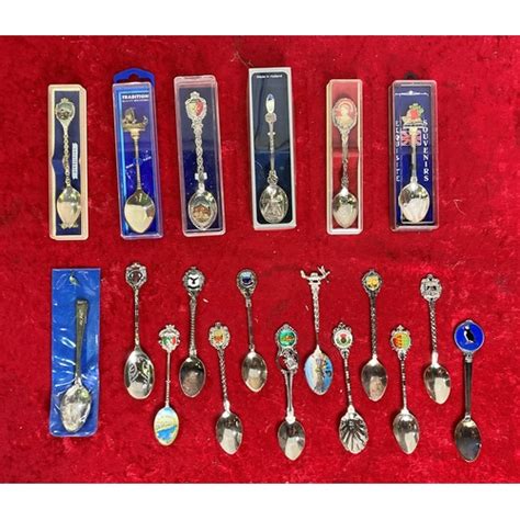 Collectible And Souvenir Spoons Some Boxed