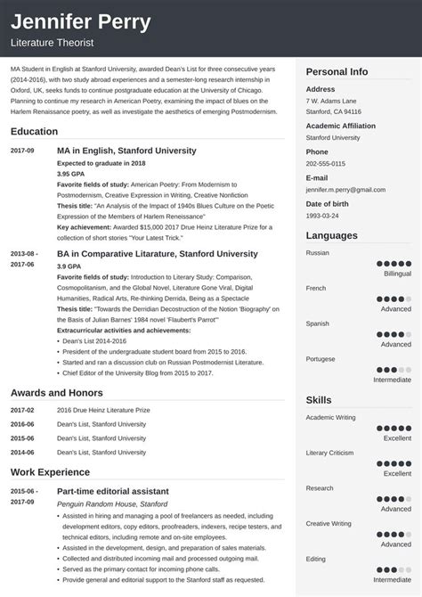 scholarship resume template cubic