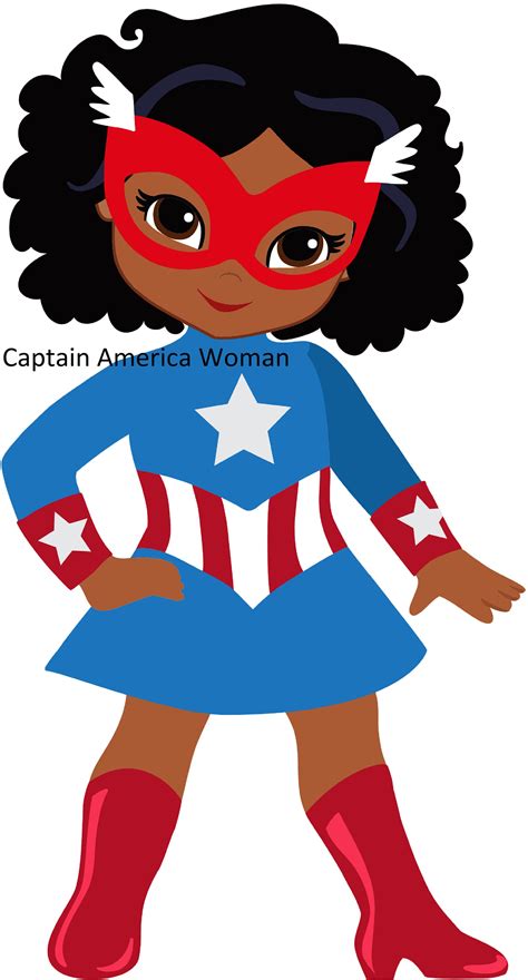 African American Female Superhero Vinyl Decal 85 Inches Etsy