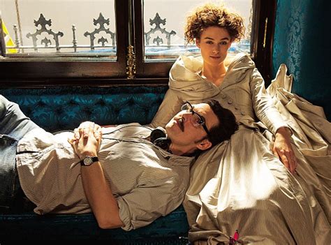 Keira Knightley And Director Joe Wright In A New Look At The Lavish