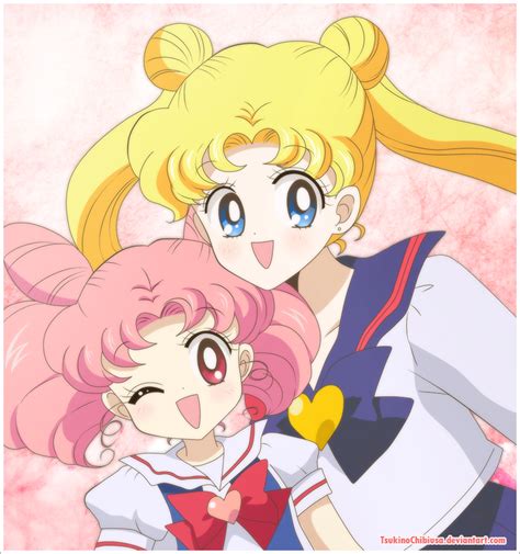 Chibiusa Y Usagi By Tsukinochibiusa On Deviantart Sailor Moon Sailor Moon Crystal Cumplea Os