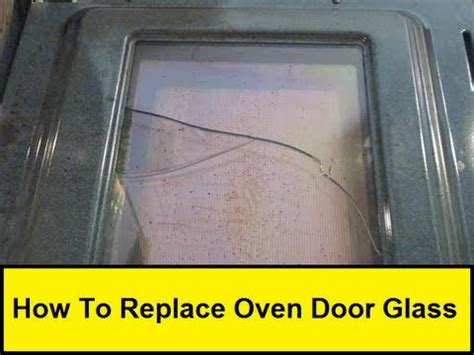 Do you need a replacement oven door glass for your range? How To Replace Oven Door Glass (HowToLou.com) - YouTube