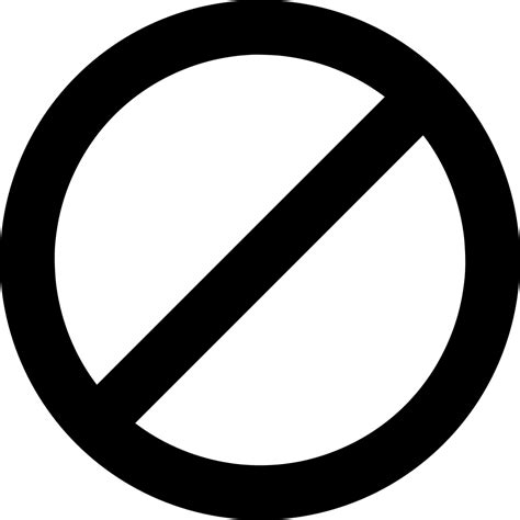 Svg Prohibited Banned No Sign Free Svg Image And Icon Svg Silh