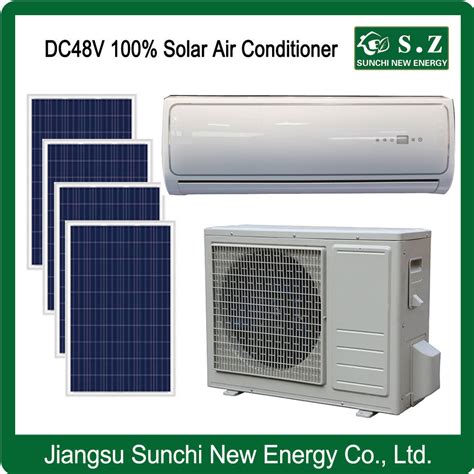 China 100 Off Grid Dc48v Split Solar Powered Air