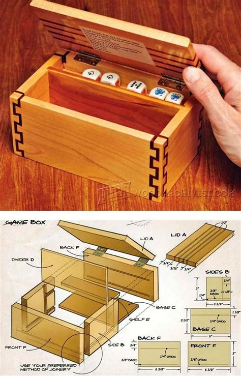 Woodworking Best 25 Wooden Box Plans Ideas On Pinterest Jewelry Box