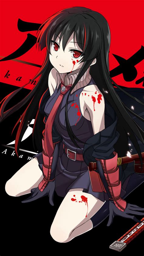 Wallpaper : Akame ga Kill, anime girls 1080x1920 - Superpluisje