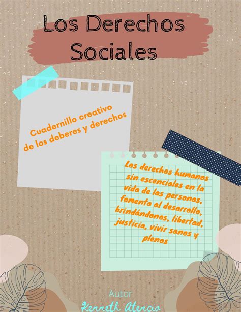 Calaméo Cuadernillo De Los Derechos Y Deberes Sociales