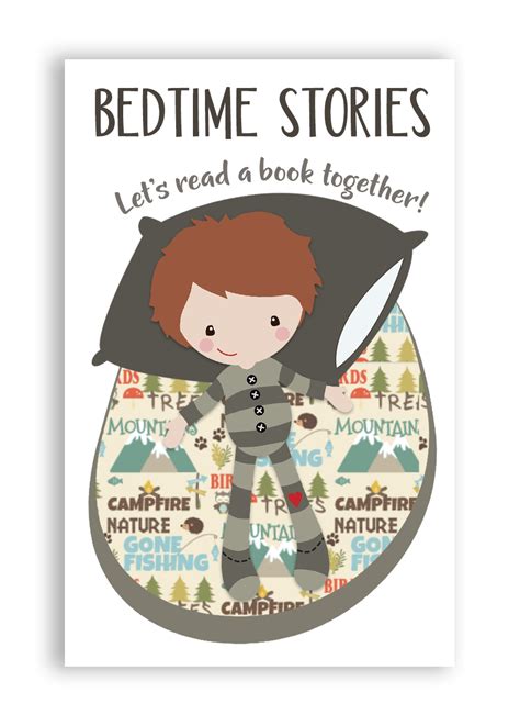Not only does children's bedtime stories make them sleep, but also sharpens their memories, improves languages and strengthens their creativity. Free Printable Bedtime Stories Magnetic Kids Bookmarks Boys