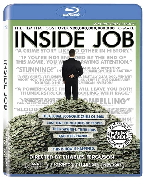 Inside Job Coming To Blu Ray Hi Def Ninja Blu Ray