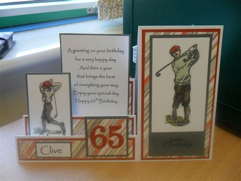65th Male Birthday Cards Birthday Cards For Men Happy 65 Birthday I