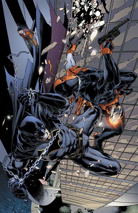 Batman Vs Deathstroke By Carlo Pagulayan Dc Comics Art Batman Comics