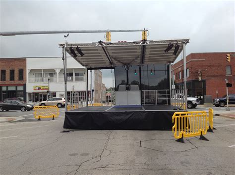 Tipton Sound And Lighting Indianapolis Portable Stage Rental Indiana
