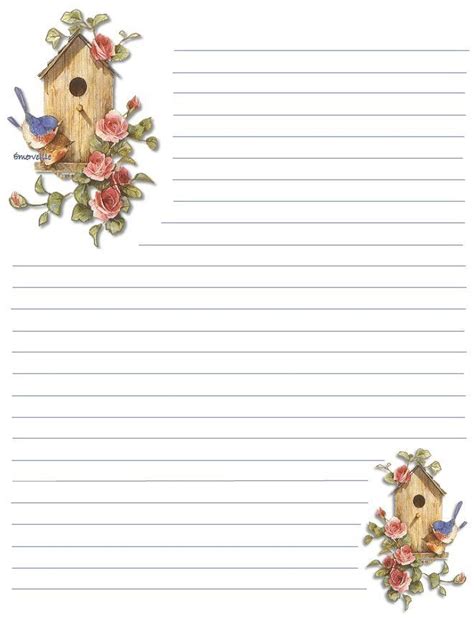 Printable Lined Paper Free Printable Stationery Notebook Paper Clip