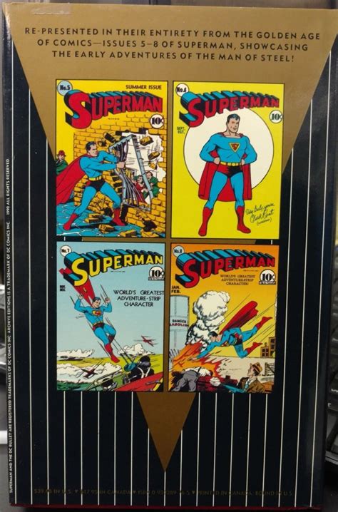 Superman Dc Archive Hardcover Volume 2 Oop Unshrinkwrapped
