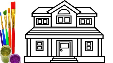 Affordable and search from millions of royalty free images, photos and vectors. Simple House Drawing at PaintingValley.com | Explore ...