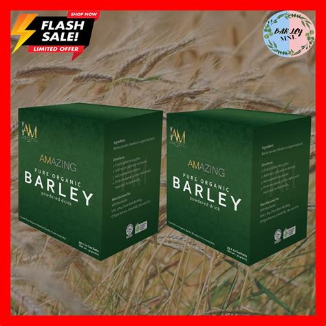 2 Boxes I Am Worldwide Amazing Pure Organic Barley Amazing Pure Organic