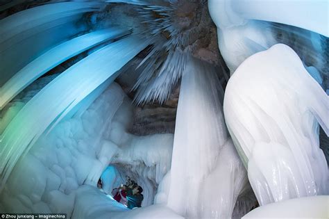 Ice Cave In China That Never Melts Even When Outside Temperatures