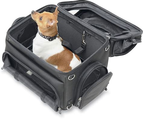 Pet travel carrier travel bag for cats&small dogs backpack adjustable front bags. Saddlemen Pet Voyager Cargo Bag (3515-0131) by Saddlemen ...