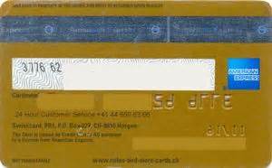 We did not find results for: Bank Card: Swiss American Express Miles and More (Credit Suisse, Switzerland) Col:CH-AE-0001