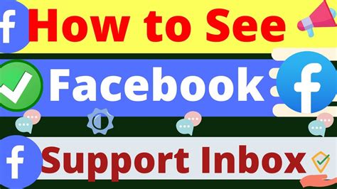How To See Facebook Support Inbox Fb Support 2021 Youtube