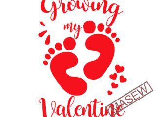 Valentines Day Pregnancy Announcement Svg Growing My Valentines