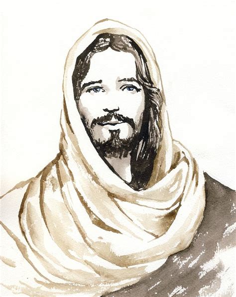 Christ Portrait Painting By Natali Fedorova Fine Art America