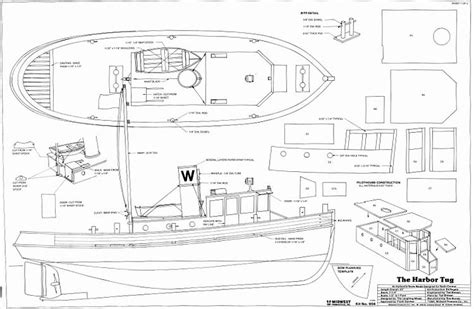 Free Tugboat Plans Document ~ Build Sailing Yacht