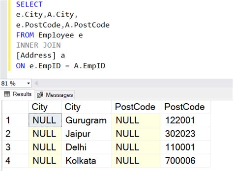 Using Update From A Select Statement In Sql Server