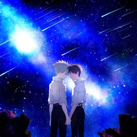 1080x1080 Resolution Shinji Ikari And Kaworu Nagisa Neon Genesis