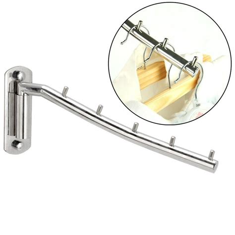 Clothes Hanger Rackfolding Wall Mounted Clothes Hanging Holder Hook