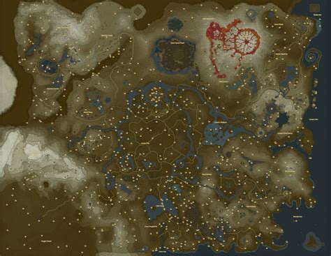 Breath Of The Wild Korok Seeds Map A Great Map Showing The Locations