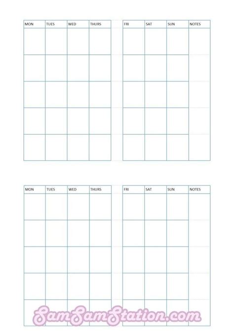 Free Printable Pocket Size Calendars Image Pocket Calendar Diy