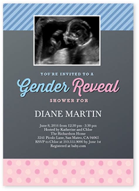 10 Gender Reveal Party Invitations Psd Ai Free And Premium Templates