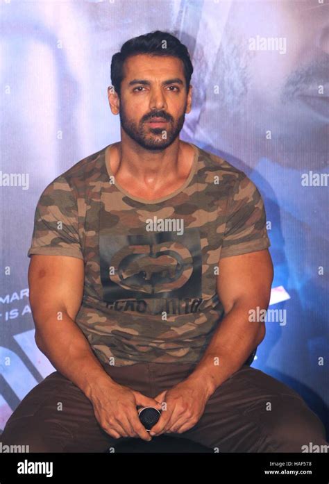 Bollywood Actor John Abraham During The Trailer Launch Of Film Force 2 In Mumbai India On