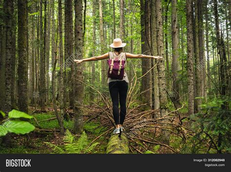 Woman Forest Nature Image And Photo Free Trial Bigstock