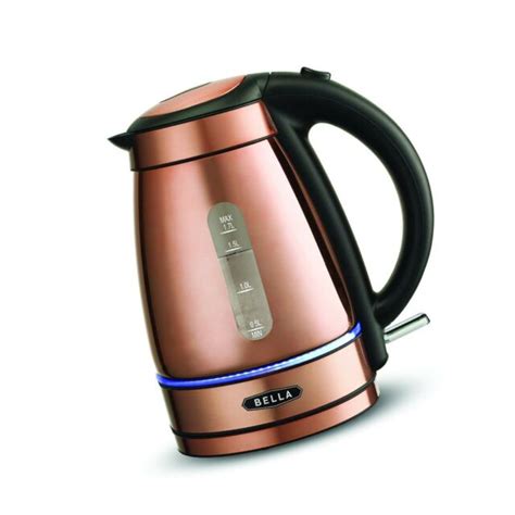 Bella 14753 Electric Tea Kettle 17 Liter Copper Chrome Ebay