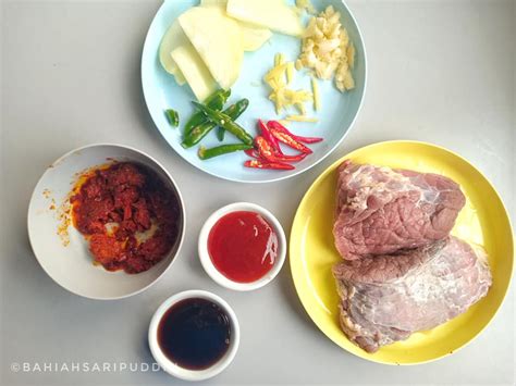 Potong sayur yang hendak digunakan dan sediakan bahan di atas. Resepi Daging Masak Merah Simple Dan Mudah Ruginya Kalau ...
