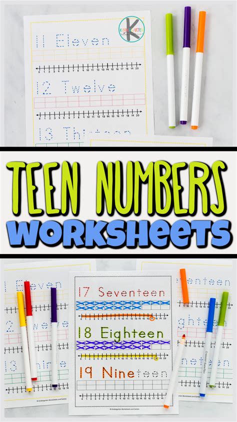 Free Printable Teen Number Sense Worksheet
