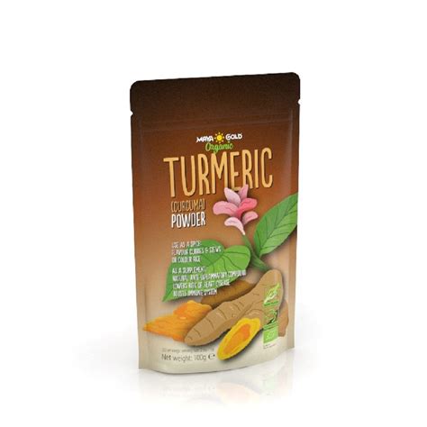 Turmeric Pulbere Bio 100 G Maya Gold Farmacia Tei Online