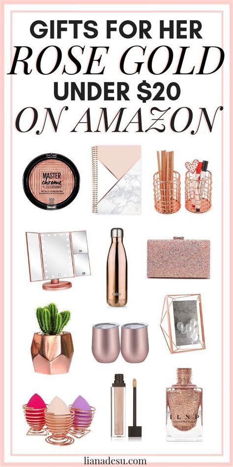 As other reviewers have mentioned, the amount you get is very stingy, and are unlikely to last you too long. Rose Gold Gifts for HER - Under $20 from Amazon | Summer ...