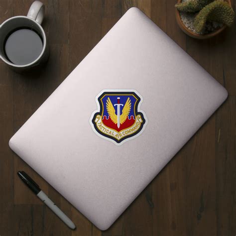 Tactical Air Command Crest Usaf Squadron Patches Sticker Teepublic