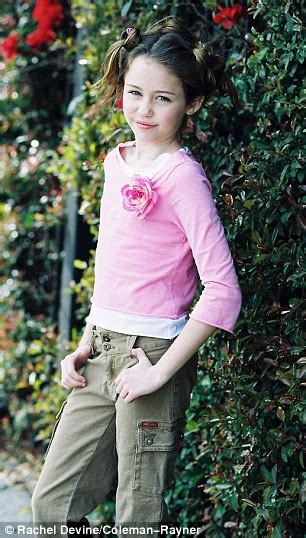 Miley Cyrus Modelling Shoot When She Was 11 Year Old Girl Named Destiny