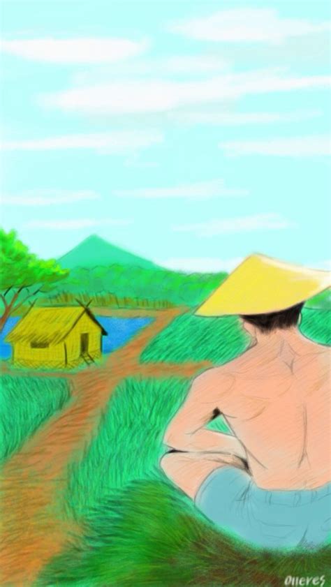 I Drew This On App Brushes This Is Called Magsasaka Farmer I Must