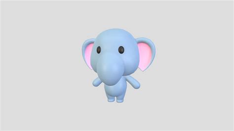 Character Elephant Buy Royalty Free D Model By Balucg Fe A
