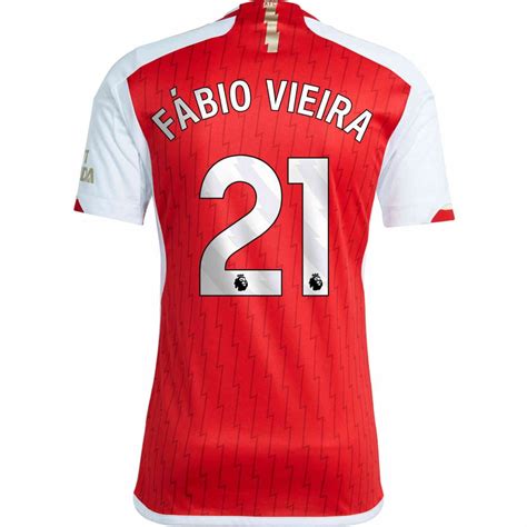 202324 Adidas Fabio Vieira Arsenal Home Jersey Soccerpro